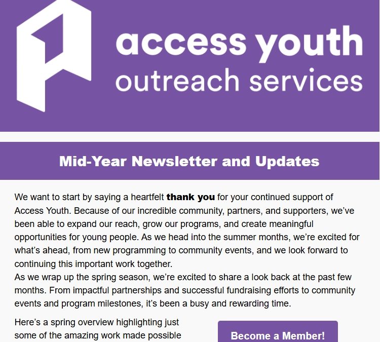 Mid-Year Newsletter and Updates